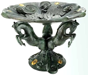 DaNisha - Equine Garden (Bronze and Ceramic)