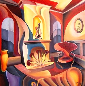 The Lounge - Peter Thaddeus - Art From The Gold Coast
